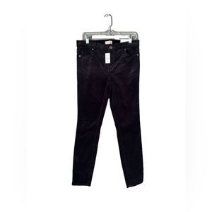 NWT Loft Modern Skinny Black Corduroy Jeans Size 8